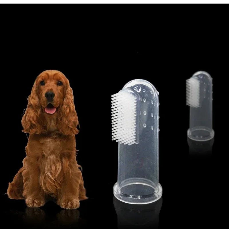 2pcs Pet Silicone Finger Toothbrush - Peppy Puppy