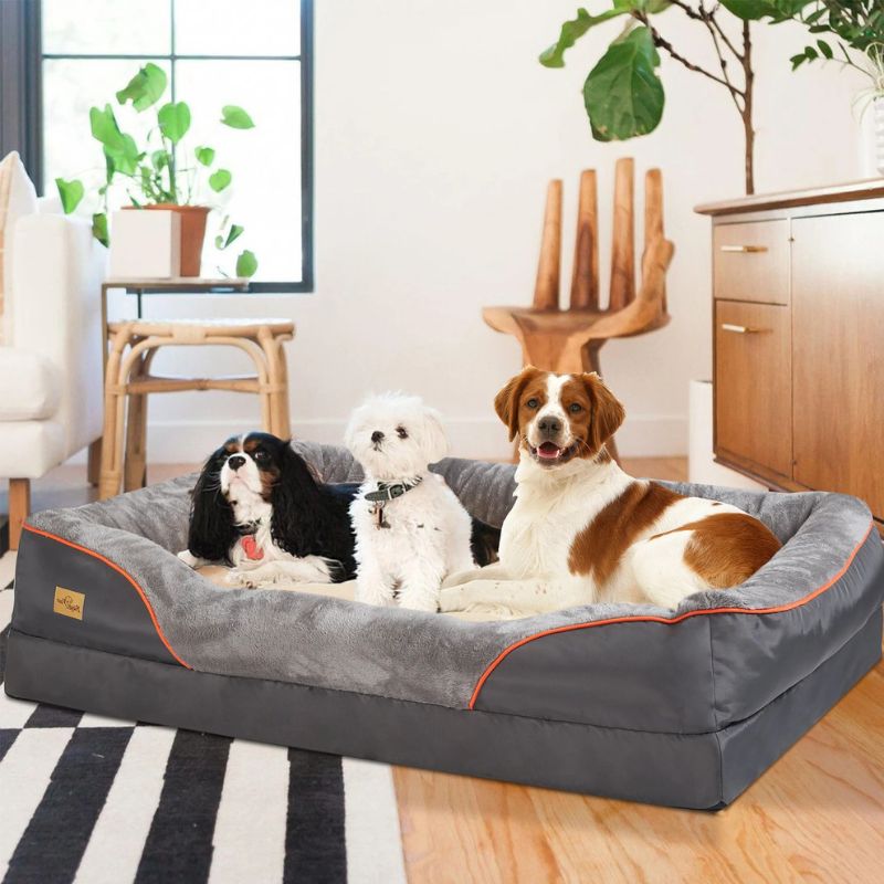 PuppyCloud Comfort Bed – Supportive, Durable, and Cozy.