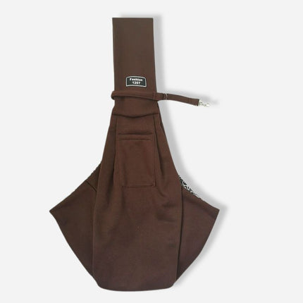 Brown Dog Holder Sling Carrier Comfortable durable dog bag carrier for travel
