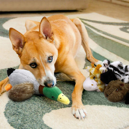 Durable dog toy puppy tug and fetch delight