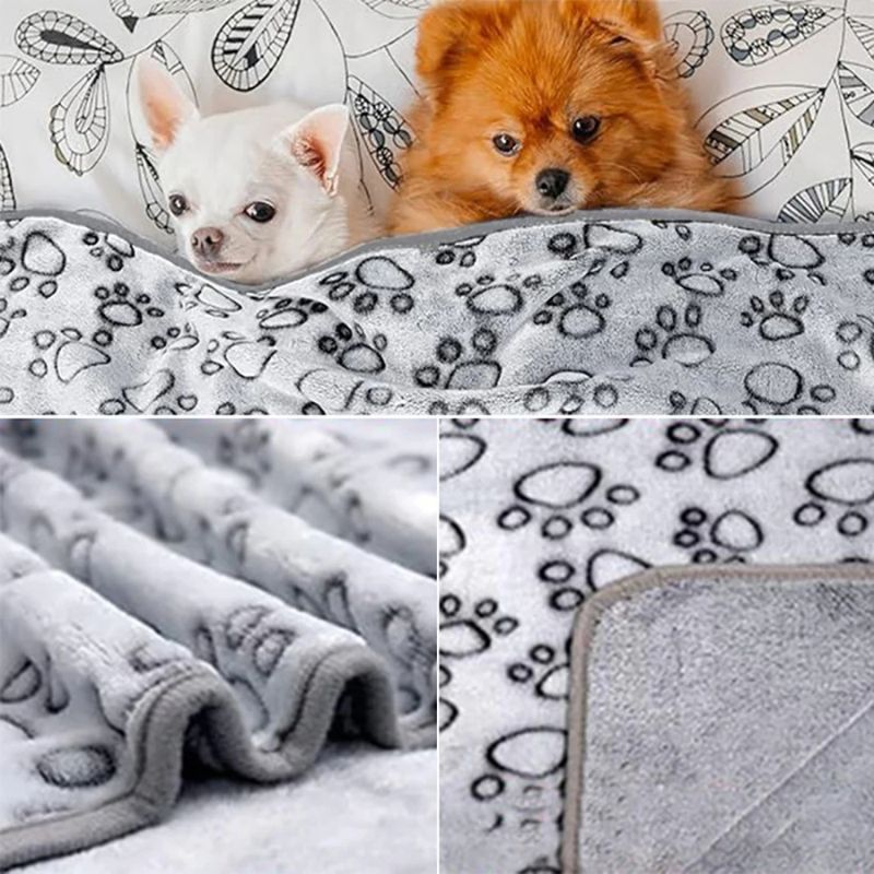 PuppySnug Ultra-Soft Cozy Fleece Blanket for Warmth & Protection