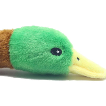 Puppy toy for training and play featuring squeaky duck