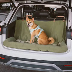 Luxury Faux Leather Dog Car Seat Bed - Peppy Puppy