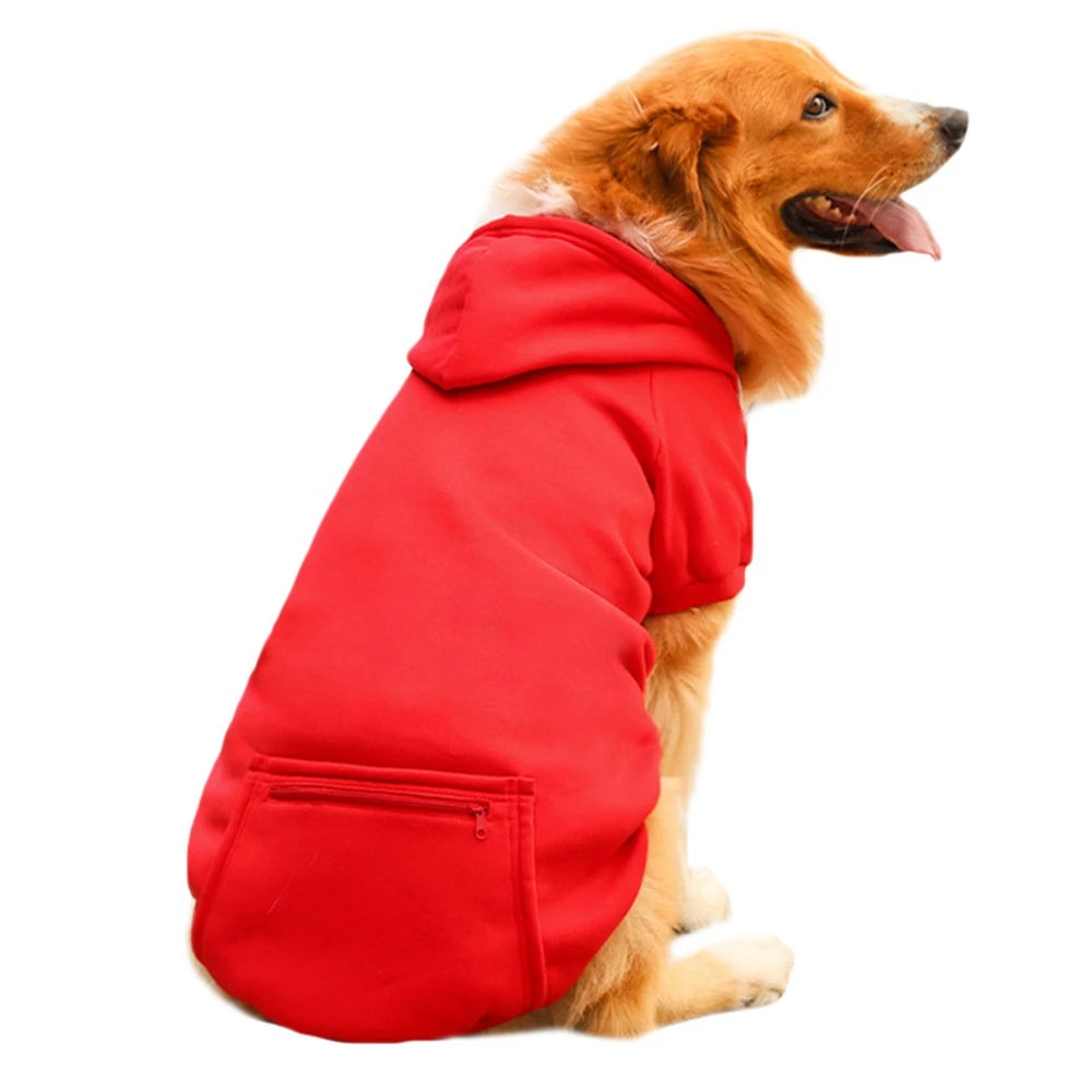 Pet Dog Hoodie Sweater with Hat and Pocket - Peppy Puppy