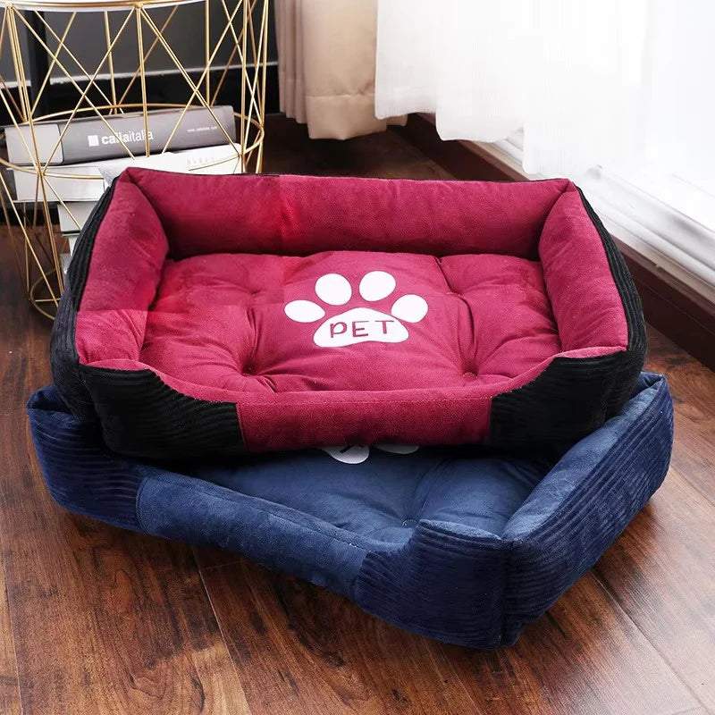 Warm Bone Pet Bed Washable Cotton Kennel - Peppy Puppy