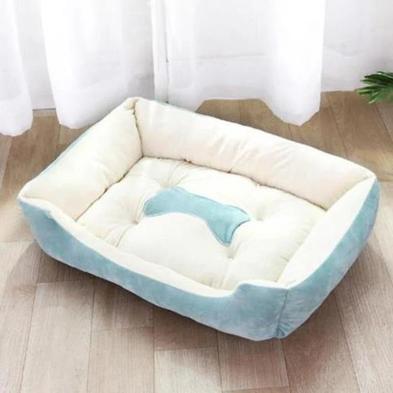 Warm Bone Pet Bed Washable Cotton Kennel - Peppy Puppy