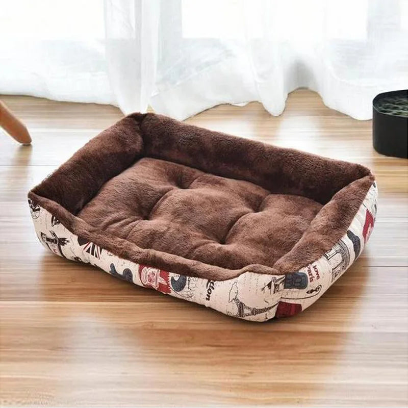 Warm Bone Pet Bed Washable Cotton Kennel - Peppy Puppy