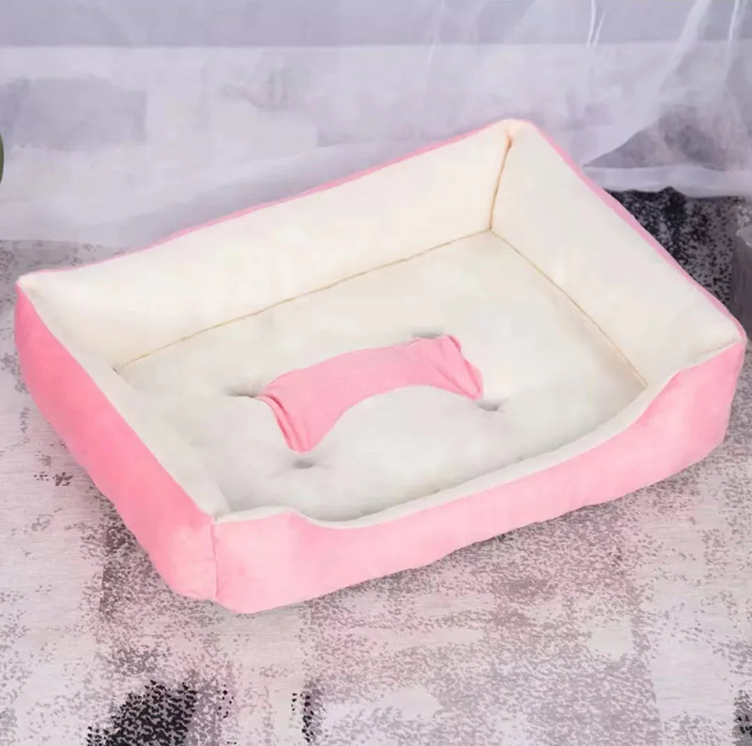 Warm Bone Pet Bed Washable Cotton Kennel - Peppy Puppy