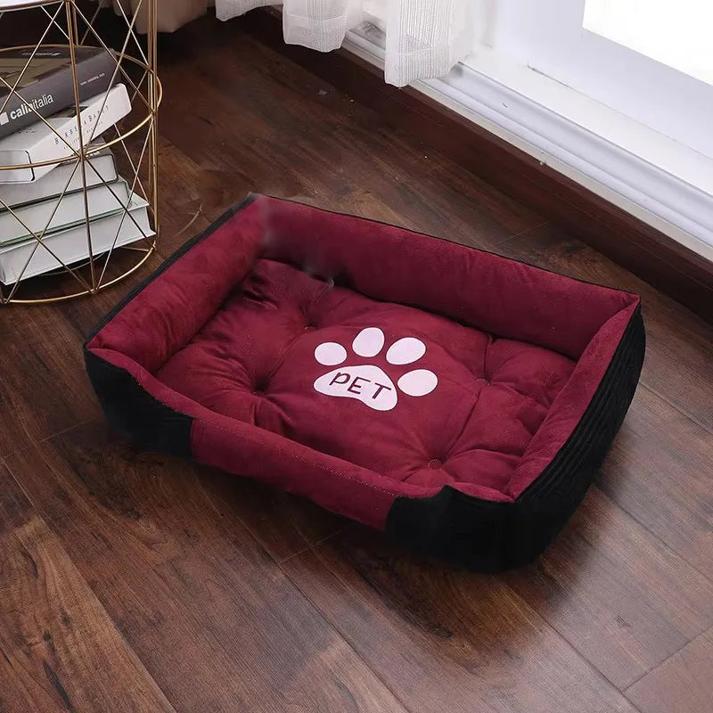 Warm Bone Pet Bed Washable Cotton Kennel - Peppy Puppy