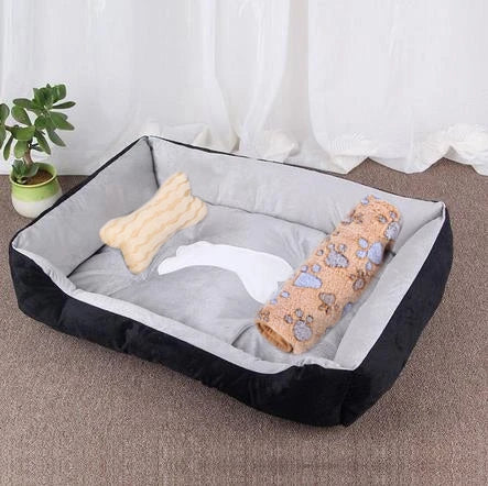 Warm Bone Pet Bed Washable Cotton Kennel - Peppy Puppy