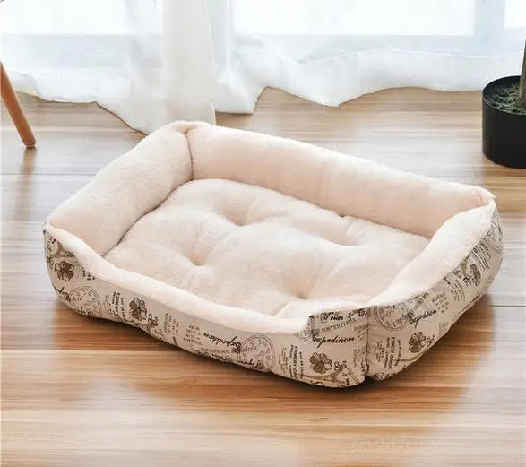 Warm Bone Pet Bed Washable Cotton Kennel - Peppy Puppy