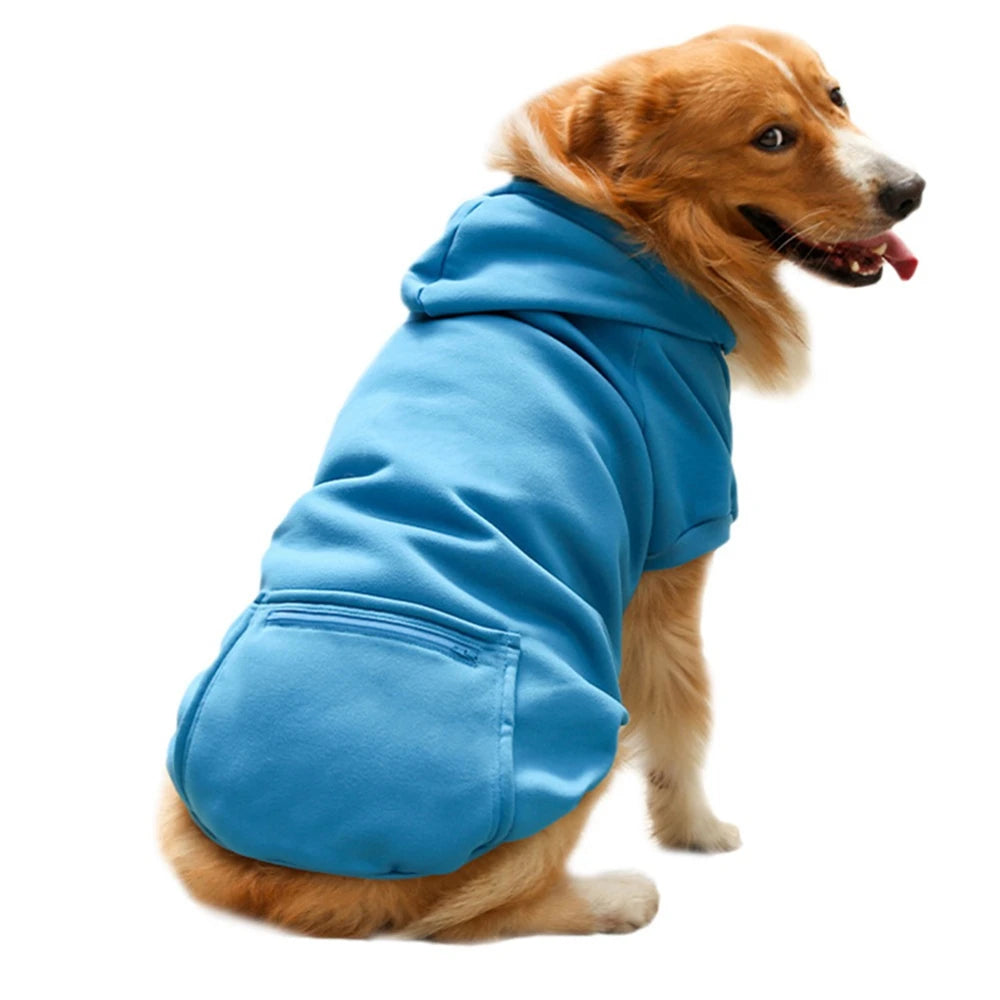 Pet Dog Hoodie Sweater with Hat and Pocket - Peppy Puppy