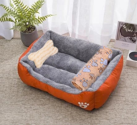 Warm Bone Pet Bed Washable Cotton Kennel - Peppy Puppy