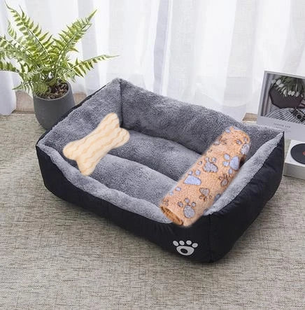 Warm Bone Pet Bed Washable Cotton Kennel - Peppy Puppy