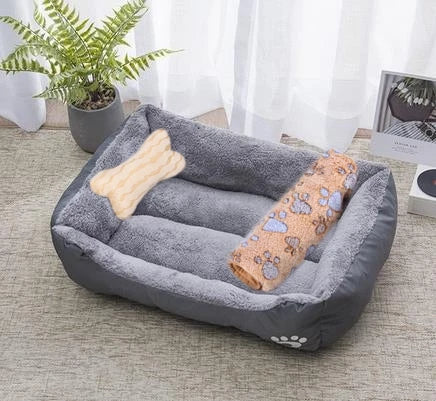 Warm Bone Pet Bed Washable Cotton Kennel - Peppy Puppy