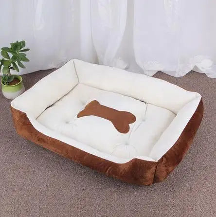 Warm Bone Pet Bed Washable Cotton Kennel - Peppy Puppy