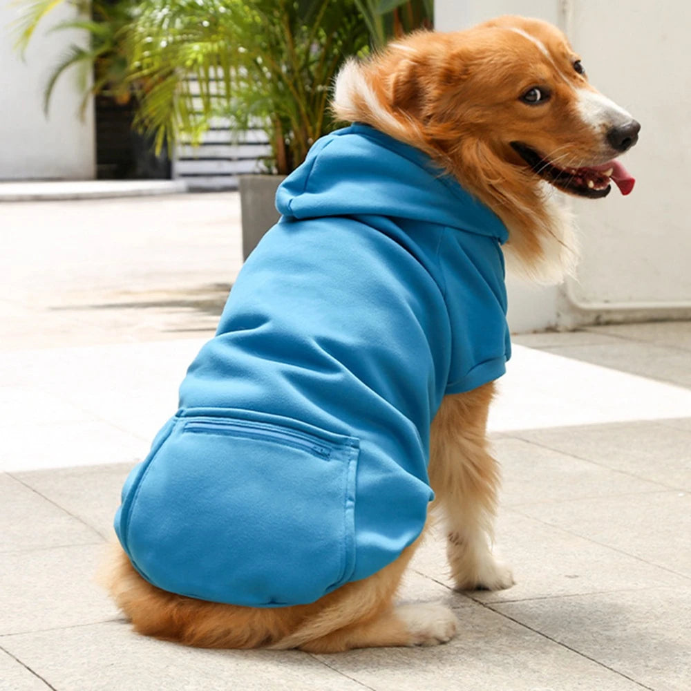 Pet Dog Hoodie Sweater with Hat and Pocket - Peppy Puppy