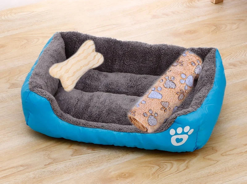 Warm Bone Pet Bed Washable Cotton Kennel - Peppy Puppy