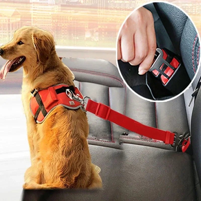 Adjustable Pet Car Seat Belt Harness - Peppy Puppy