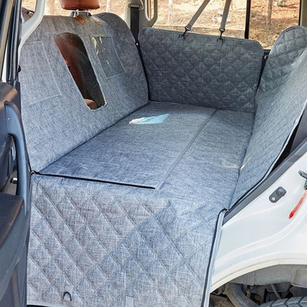 back seat car cover for dogs with seatbelt for safetyback seat car cover for dogs with seatbelt for safety