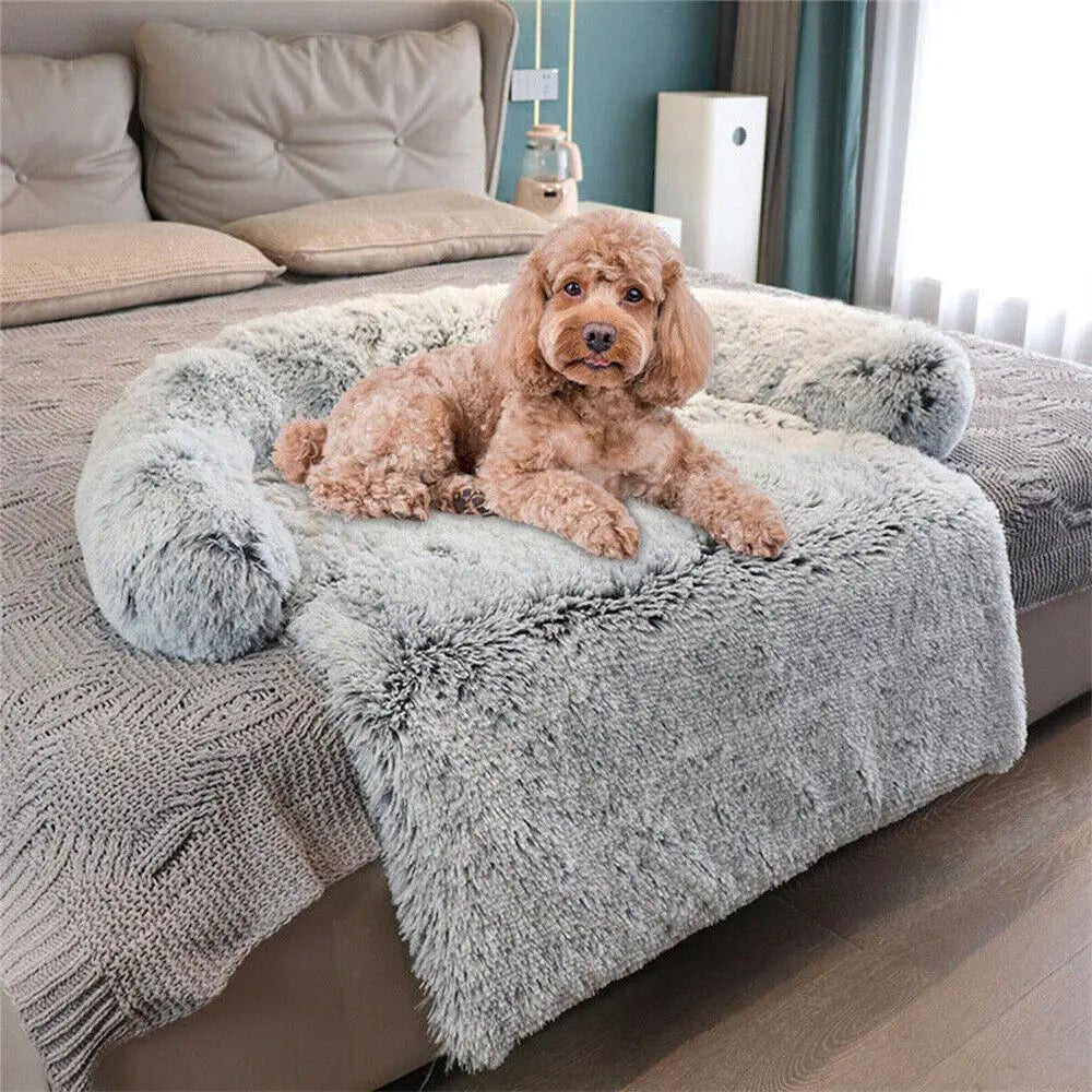 Dog Calming Bed Sofa Nest Washable Mat - Peppy Puppy