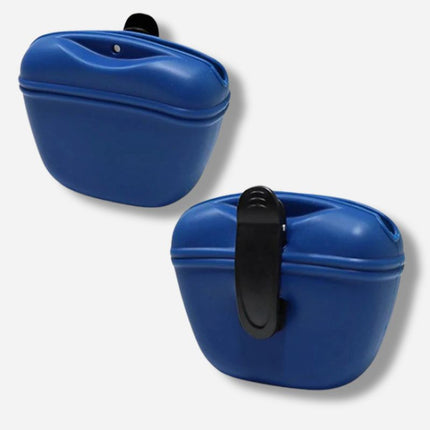 Blue Dog Treat Pouch Belt Clip