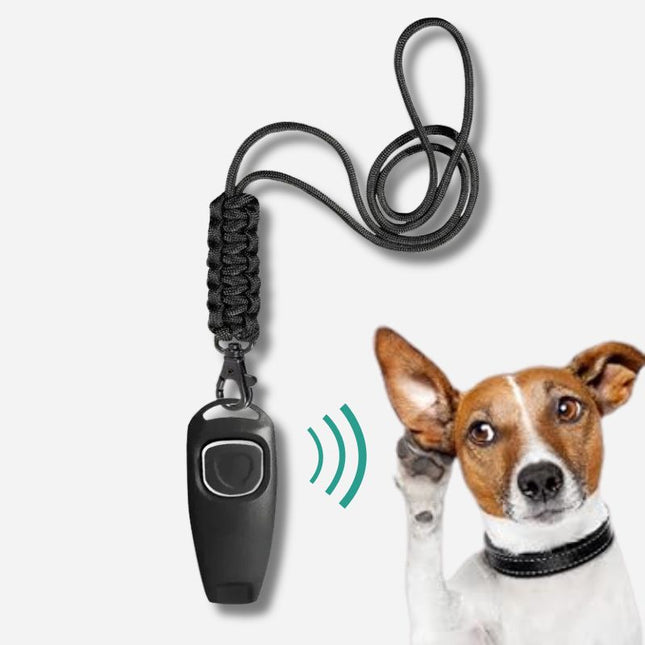 dog clicker 2 in 1 command reward traine
