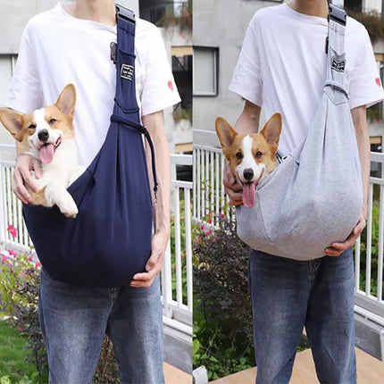 dog holder sling adjustable release buckle feature