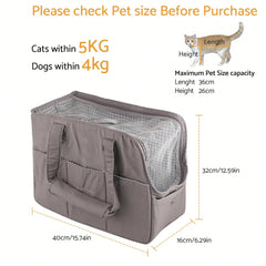 PawVoyage Luxury Pet Carrier – Stylish, Breathable & Airline - Approved Travel Bag - Peppy Puppy