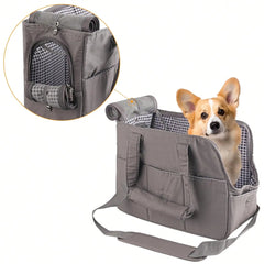 PawVoyage Luxury Pet Carrier – Stylish, Breathable & Airline - Approved Travel Bag - Peppy Puppy