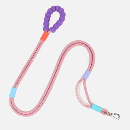 pink purple bubblegrip dog lead