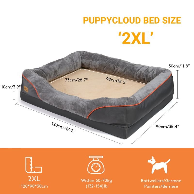 PuppyCloud Orthopedic Comfort Bed - Peppy Puppy