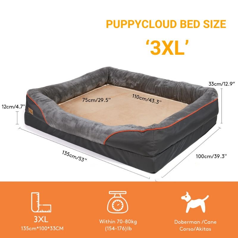 PuppyCloud Orthopedic Comfort Bed - Peppy Puppy