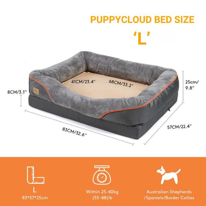 PuppyCloud Orthopedic Comfort Bed - Peppy Puppy