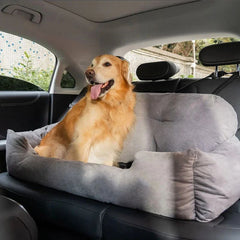 PupSecure Deluxe Travel Seat Cover with Safety Belt. - Peppy Puppy